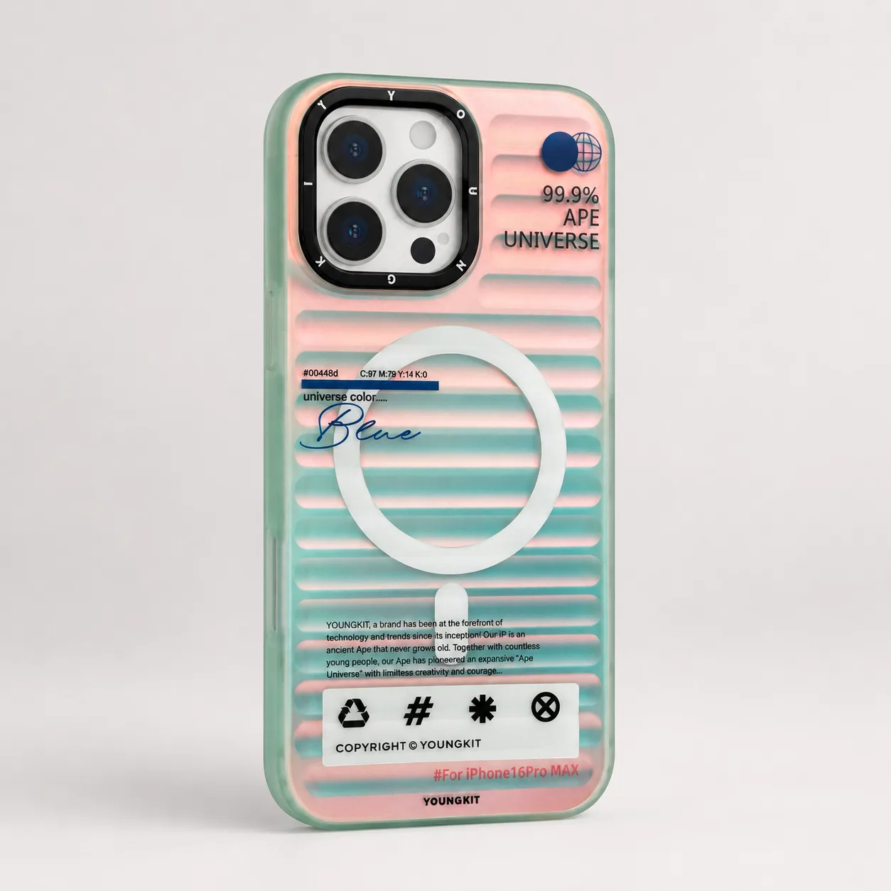 Youngkit Color Changing 16 Promax - مناسب آیفون ۱۶ پرو مکس