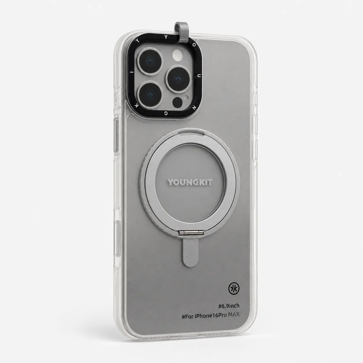 Youngkit Crystal Rotation Ring Stand 16 Promax - مناسب آیفون ۱۶ پرو مکس